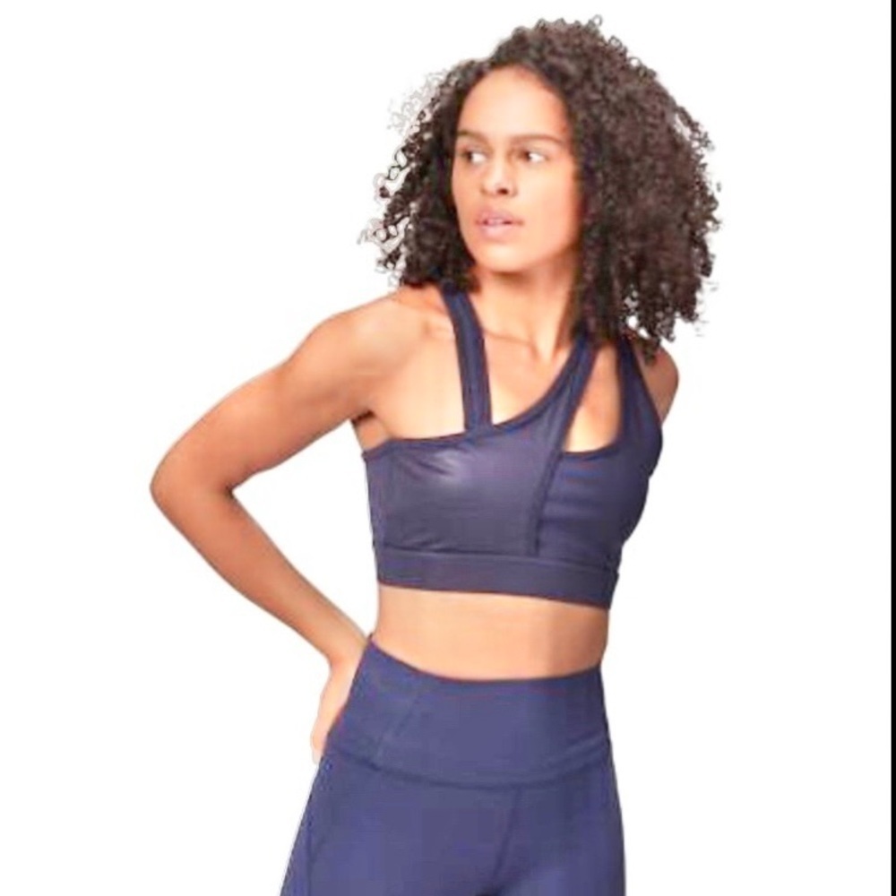Laundry by Shelli Segal Removable-Strap Sports dark grey size small brand NWT